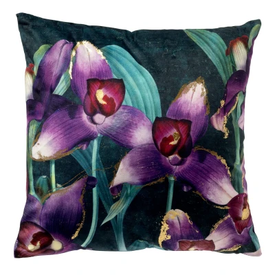 Afbeelding van Dutch Decor ORCHID Kussenhoes 45x45 cm Mountain View groen multicolour