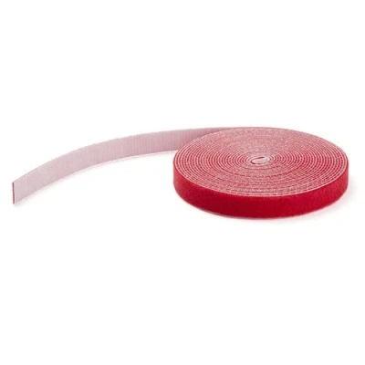 Image de StarTech.com Rouleau de ruban à bouclettes auto grippantes 152 m rouge Gestion des cables Reutilisable (HKLP50RD) Fermeture adhésive 15.24 pour P/N: HKLP50 HKLP50BL HKLP50GN HKLP50YW