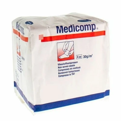 Afbeelding van Medicomp Hartmann niet steriel 10 x 20 cm 1 zak van 100 stuks