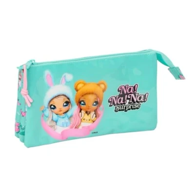 Afbeelding van Alleshouder Na!Na!Na! Surprise Bunny Roze Turkoois 22 x 12 3 cm