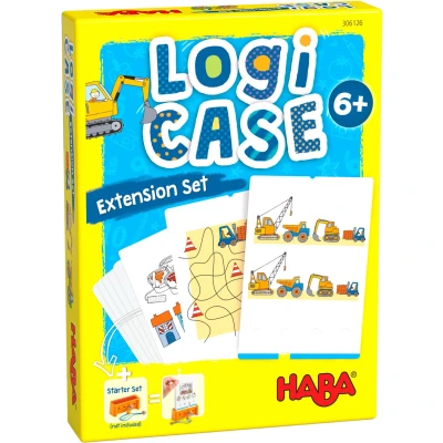 Afbeelding van Haba Kaartspel Logicase Bouwplaats Uitbreidingsset 40 delig