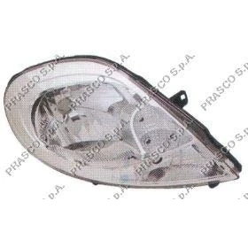 Afbeelding van PRASCO OP9344813 Koplampen rechts H4 wit Met knipperlamp elektromotor regelmotor voor LWR OPEL: Vivaro A Van, Platform / Chassis