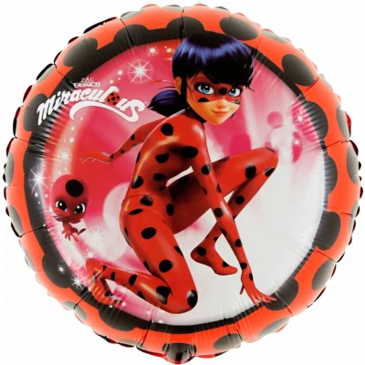 Afbeelding van FolieBallon 45cm (flat) LADYBUG Miraculous [promoballons import]