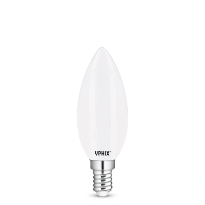 Afbeelding van Yphix E14 Led Kaarslamp Atlas B35 Melkwit 4,2w 2700k Dimbaar LEDdirect.nl