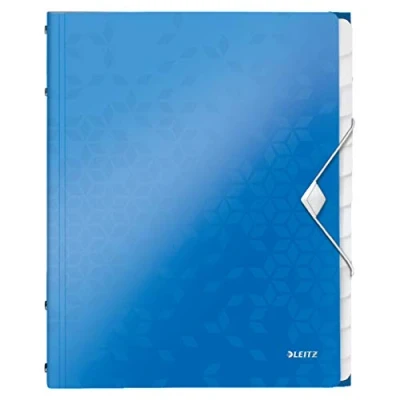 Afbeelding van Sorteermap Leitz WOW 12 tabbladen PP blauw