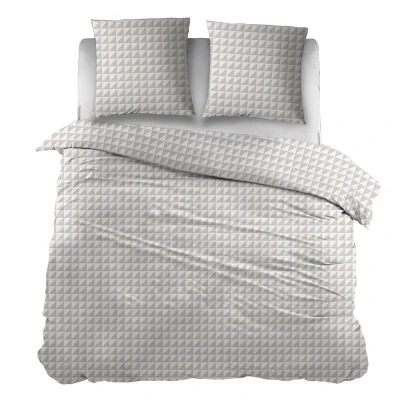 Afbeelding van Snoozing Chanel Dekbedovertrek Lits jumeaux 240x200/220 cm Beige