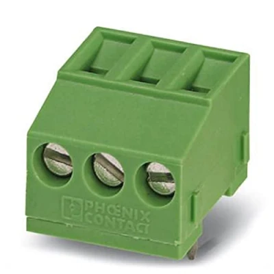 Afbeelding van Phoenix Contact 1717088 Klemschroefblok 1.50 mm² Aantal polen 3 Groen 50 stuk(s)