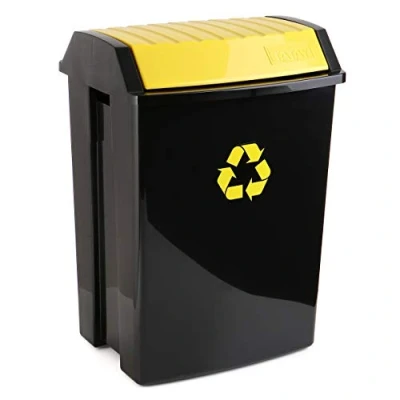 Afbeelding van Tatay Prullenbak Recyclen Geel