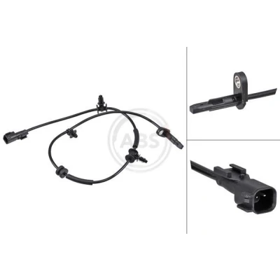 Afbeelding van A.B.S. 30184 ABS sensor Actieve 710 790 39 zwart