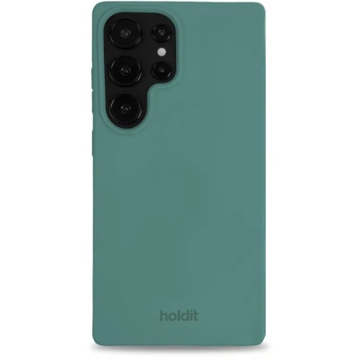 Afbeelding van Holdit Hoesje Geschikt voor Samsung Galaxy S25 Ultra Siliconen Soft Case Groen