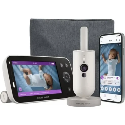 Afbeelding van Philips Avent Babyfoon met Camera Premium Connected SCD971/26 Silk White