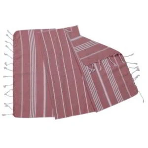 Afbeelding van Kleine Hamamdoek Leyla Dusty Rose van Lalay
