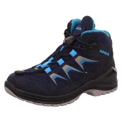 Afbeelding van Lowa Innox EVO GTX JR Unisex Outdoorschoenen voor kinderen, Maat: 37, Navy/türkis Leer en textiel