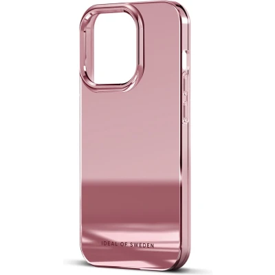 Afbeelding van iDeal of Sweden Hoesje Geschikt voor iPhone 15 Pro Mirror Case roze