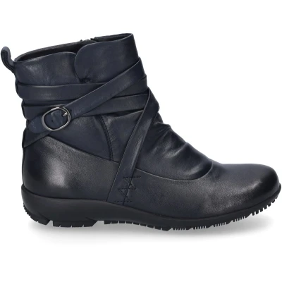 Afbeelding van Josef Seibel Charlotte Enkellaarsjes met sleehak, Dames, Maat: 36, Ocean Leer