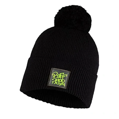 Afbeelding van BUFF® Knitted Hat DEIK BLACK Muts Kids