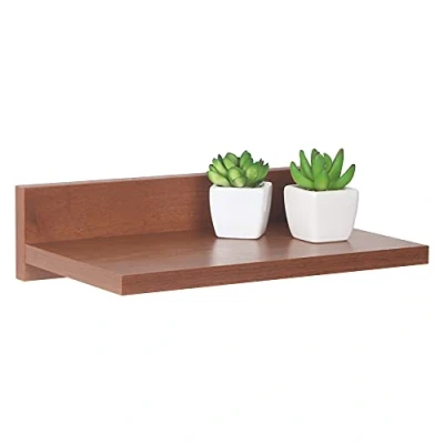 Afbeelding van RICOO WM057 ER Wandrek, 30 x 8 19 cm, zwevende plank, rustiek bruin eiken