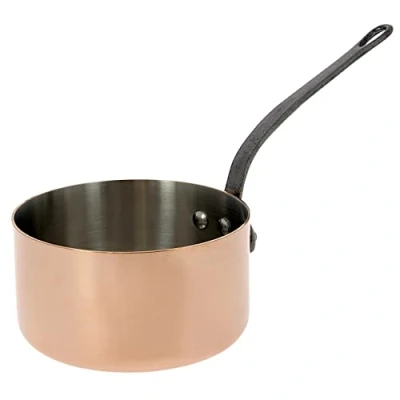 Afbeelding van De Buyer Inocuivre Steelpan, Gietijzeren Handvat Ø 20cm 90% Koper 10% Rvs