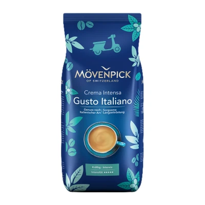 Image de 10,00 de remise Mövenpick café en grain Cafe Crema Gusto Italiano 1 pièce kg