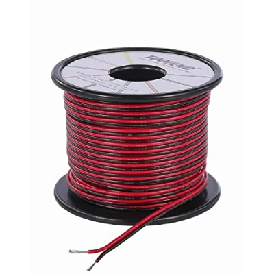 Afbeelding van TUOFENG 22 gauge elektrische draad 30 meter rol 2 pins verlengkabel 12 V kabel voor ledstrips licht 3528 5050