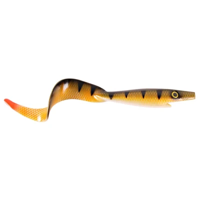 Afbeelding van Strike Pro Giant Pig Tail Shad Natural Perch OB 40cm (130g)