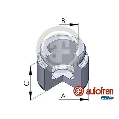 Afbeelding van AUTOFREN SEINSA D025237 Zuiger, remklauw 36 Achteras