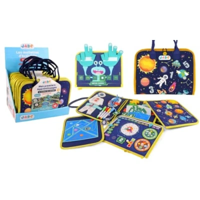 Afbeelding van Space Activity Pouch Montessori JADE Educatief spel Reizen Zintuiglijk Kinderspel Frans ontwerp