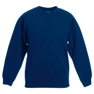 Afbeelding van Fruit Of The Loom Klassiek sweatshirt Uniseks kinderen, Navy Blauw