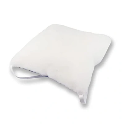 Afbeelding van Mobiclinic Anti decubituskussen 44x44 cm kussen tegen doorzitten Vierkant voor Stoel Bank Rolstoel Preventie van Drukzweren Aambeien Kleur Wit