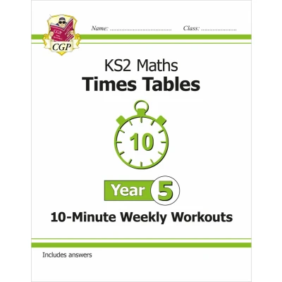 Afbeelding van New KS2 Maths: Times Tables 10 Minute Weekly Workouts Year
