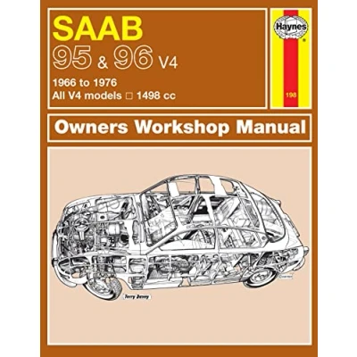 Afbeelding van Saab 95 &amp; 96 Petrol (66 76) Haynes Repair Manual
