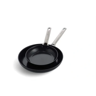 Afbeelding van GreenPan Padova Koekenpannenset 20 + 28 cm Reserve Black