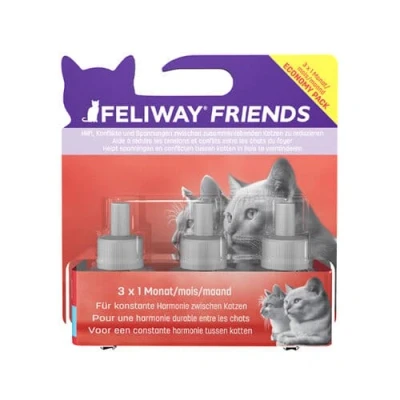 Afbeelding van Feliway Friends NAVULLING 3X48 ML (382985)