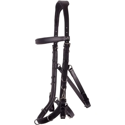 Afbeelding van Harry&#039;s Horse Kaptoom Hoofdstel Leder Anatomic Zwart Cob