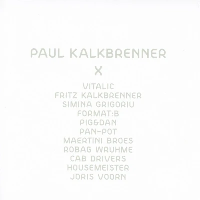Afbeelding van Paul Kalkbrenner X (CD)