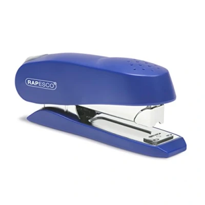 Afbeelding van Rapesco 0237 Luna nietmachine met voorlader, capaciteit van 50 vellen, blauw