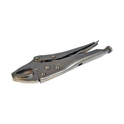 Afbeelding van Silverline Gebogen griptang zelfvergrendelend 180 mm vernikkeld staal