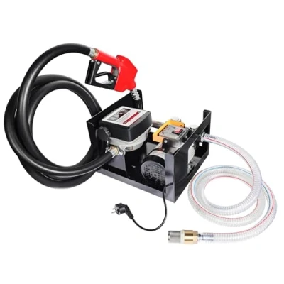 Afbeelding van Wiltec Zelfzuigende biologische dieselbrandstofpomp, 230 V/550 W/50 l/min, zuighoogte max. 30 m, met automatische uitschakeling en bypass ventiel