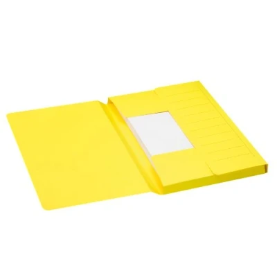 Afbeelding van Dossiermap Secolor Mammoet folio 3 kleppen 270gr geel