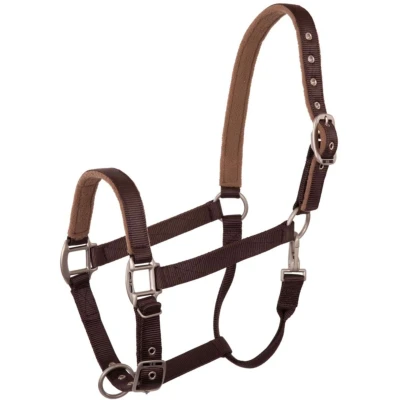 Afbeelding van BR Halster Event Nylon Dubbel Verstelbaar Dark Choco Full