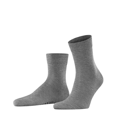 Afbeelding van FALKE Tiago herensokken kort grijs melange (steel mel.) Maat: 45 46