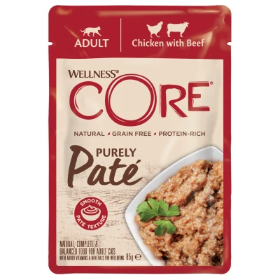 Afbeelding van Wellness Core Purely Pate Kattenvoer Kip Rund 85 g