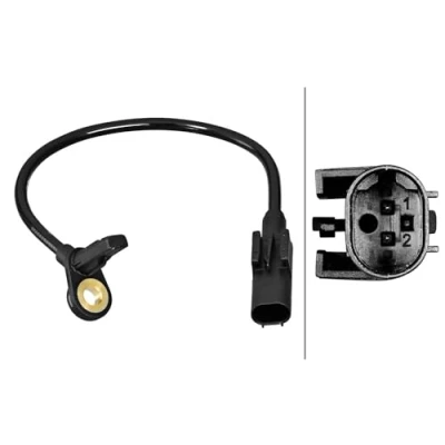 Afbeelding van HELLA 6PU 358 217 021 ABS Sensor Geluidsensor 2 205 MERCEDES BENZ: ML Class, GL, R Class