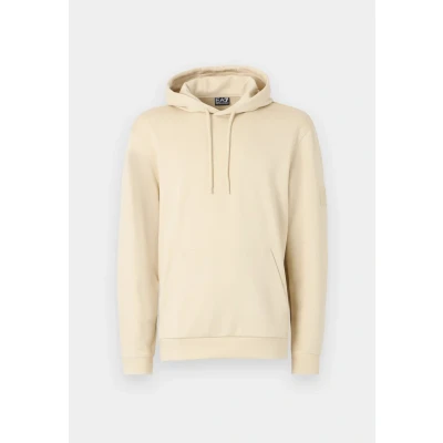 Afbeelding van Armani heren Hoodie met logo in de kleur Beige, maat: XS