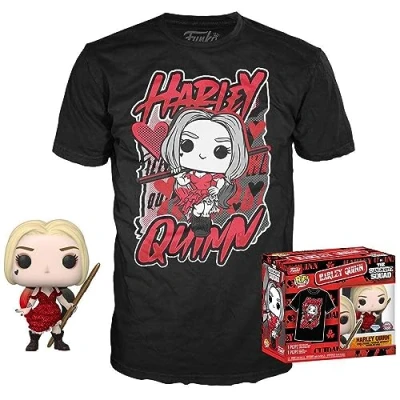Image de Figurine Funko Pop Tees Harley Quinn The Suicide Squad M