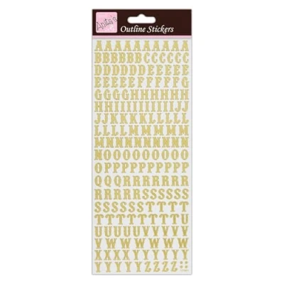 Afbeelding van Anita&#039;s Zelfklevende folie contour goud 29,22 x 10,55 0,070000000000000000000007 cm