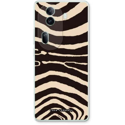 Afbeelding van Case Company® hoesje geschikt voor Oppo Reno 11 Pro Arizona Zebra Soft Cover Telefoonhoesje Bescherming aan alle Kanten en Schermrand