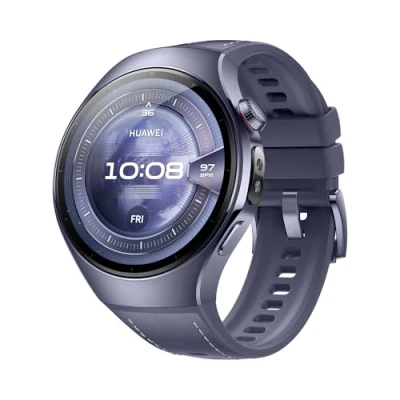Afbeelding van Huawei Smartwatch Watch 5 46 mm Bluetooth Paars met composiet armband
