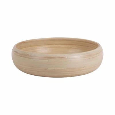 Afbeelding van Present Time Schaal Puro Sphere Naturel Ø30cm Scandinavisch Sinterklaas cadeau cadeautjes vrouw man voor haar hem Sint Kado