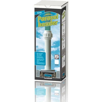 Afbeelding van parasolhouder 25 tot 42mm dia wit Nampook